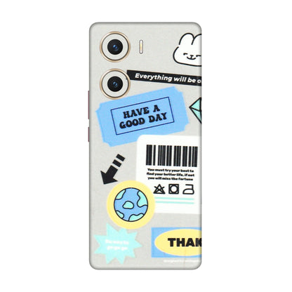 VIVO Z/V/X/T/U/S Series Phone Skins (All Models) - Will Be Okay Design - 3D Embossed Finish (L-316) Vivo V29e (5G)