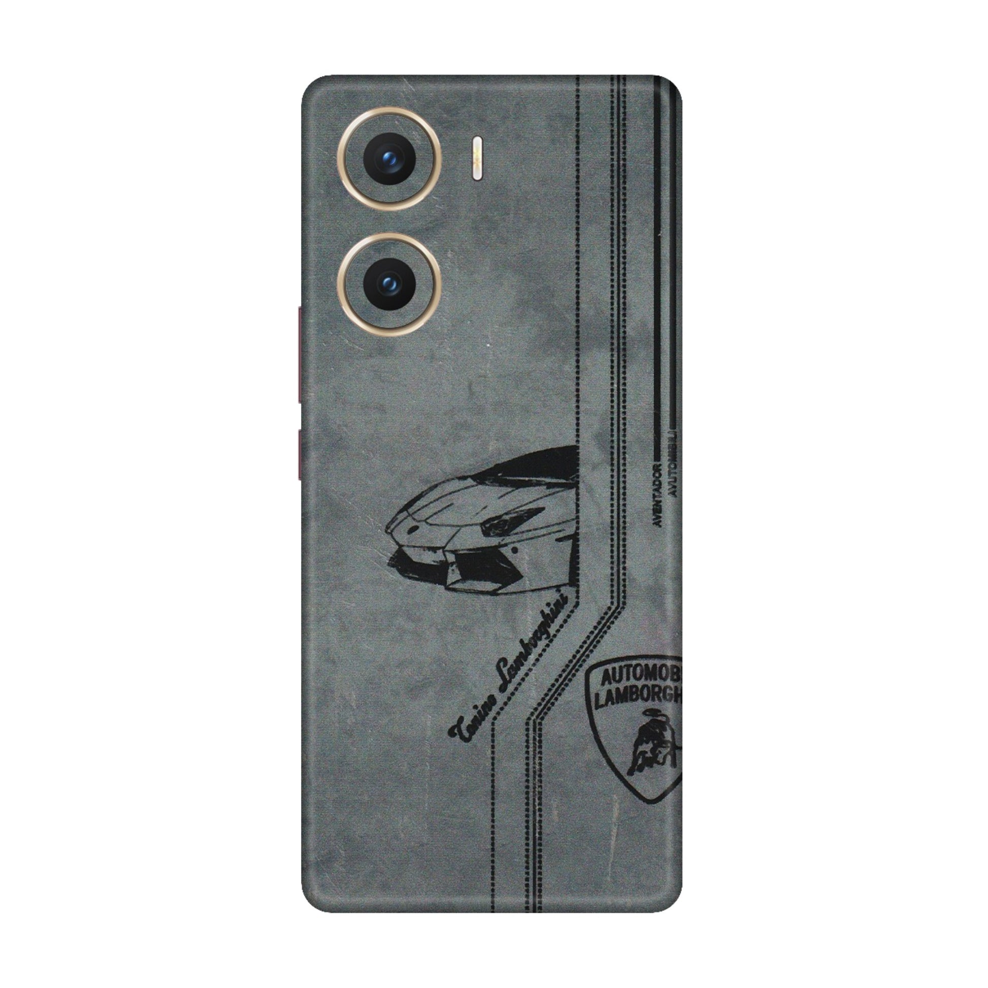 VIVO Z/V/X/T/U/S Series Phone Skins (All Models) - New Lamborgini Aventador - 3D Embossed Finish (L-321) Vivo V29e (5G)