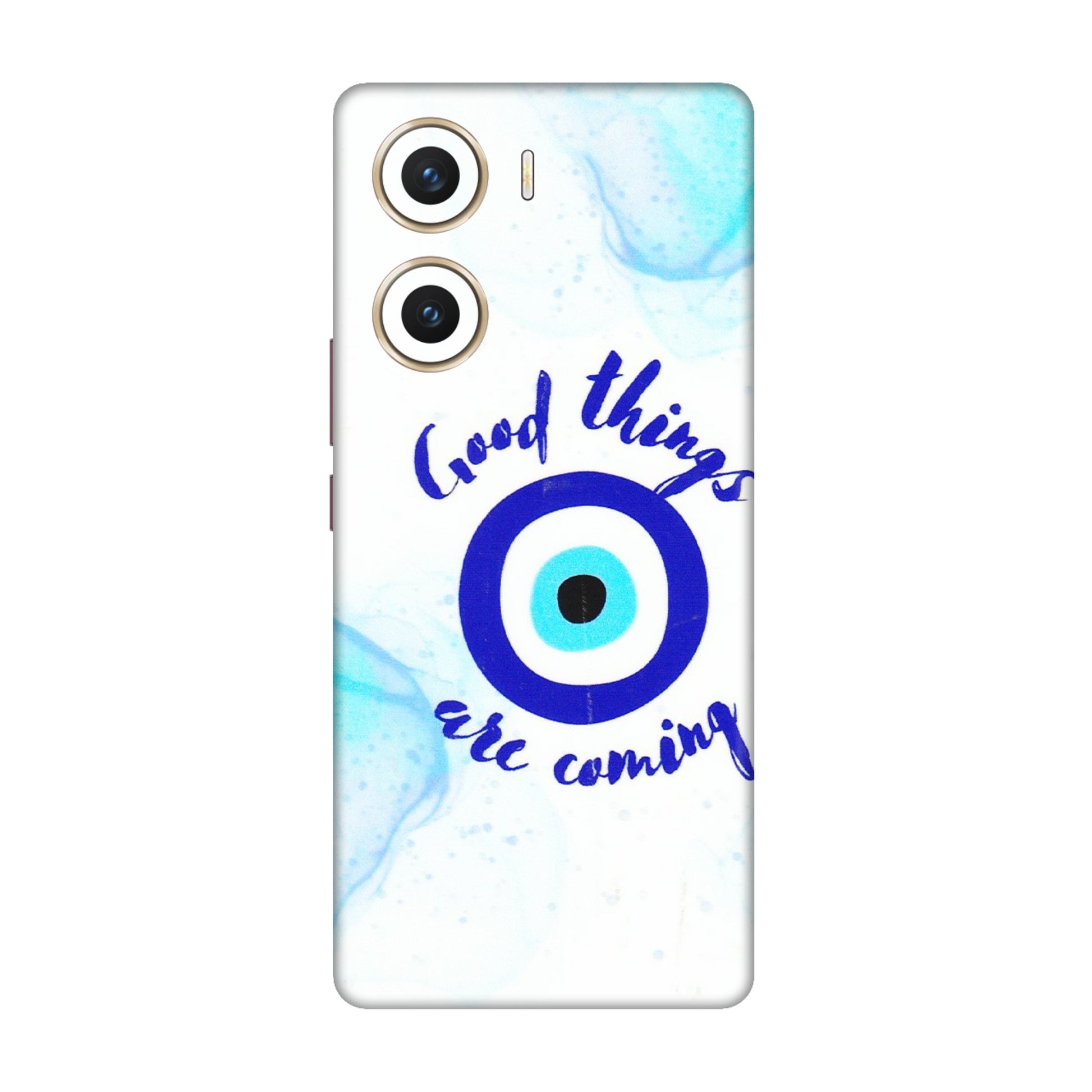 VIVO Z/V/X/T/U/S Series Phone Skins (All Models) - Evil Eye Good Things Are Coming - 3D Embossed Finish (L-322) Vivo V29e (5G)