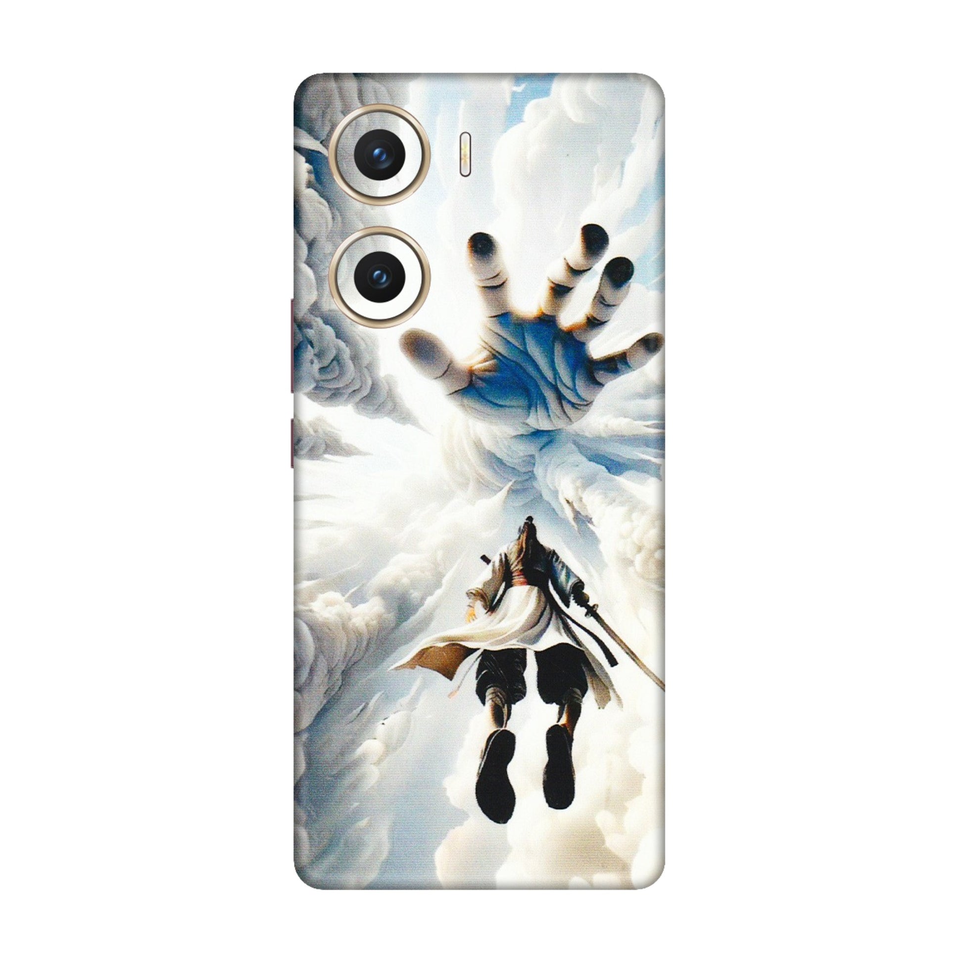 VIVO Z/V/X/T/U/S Series Phone Skins (All Models) - Big Hand With Monkey King - 3D Embossed Finish (L-323) Vivo V29e (5G)