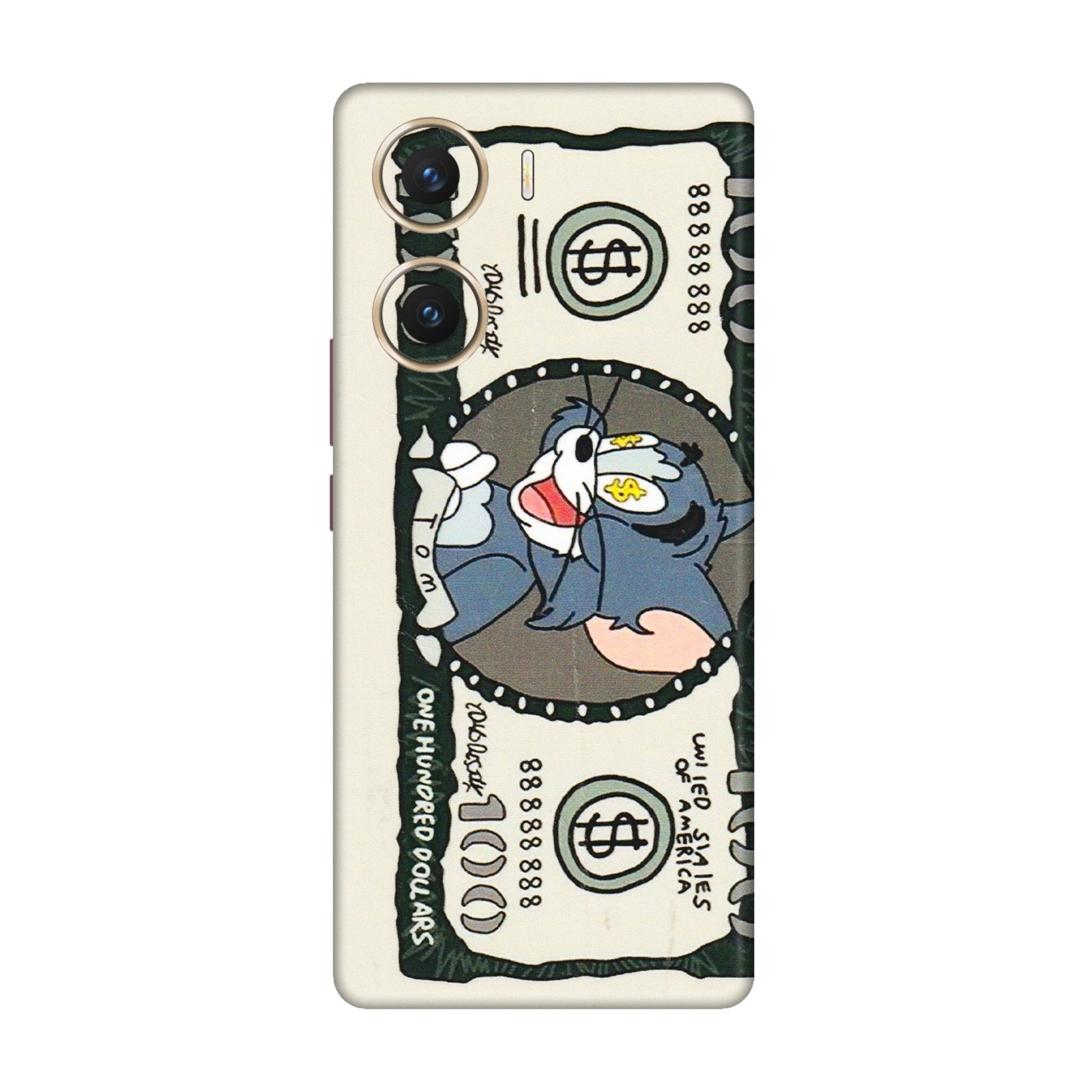 VIVO Z/V/X/T/U/S Series Phone Skins (All Models) - Tom Hundred Dollar - 3D Embossed Finish (L-324) Vivo V29e (5G)