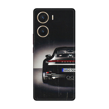 VIVO Z/V/X/T/U/S Series Phone Skins (All Models) - New Black Porsche GT3 - 3D Embossed Finish (L-327) Vivo V29e (5G)
