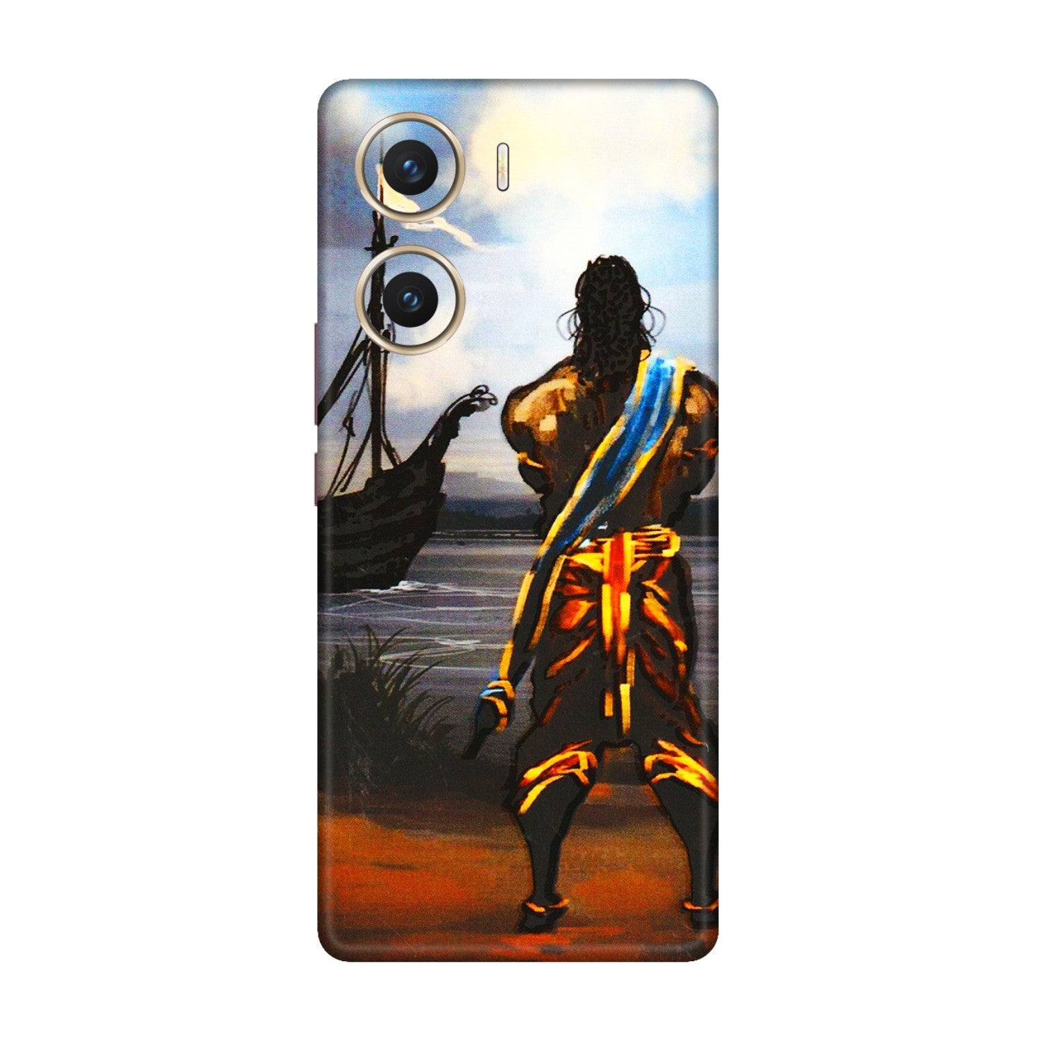 VIVO Z/V/X/T/U/S Series Phone Skins (All Models) - Heavenly God Figure - 3D Embossed Finish (L-34) Vivo V29e (5G)