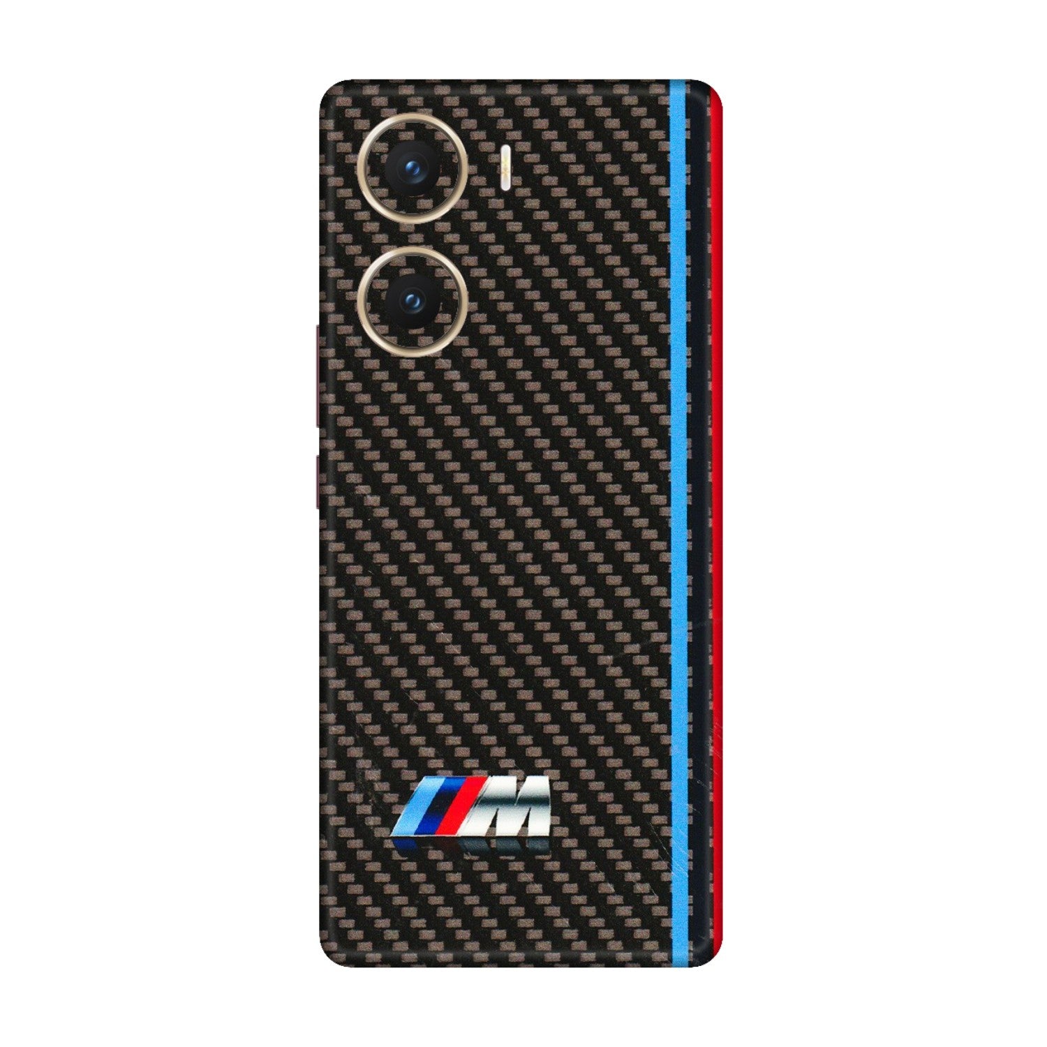 VIVO Z/V/X/T/U/S Series Phone Skins (All Models) - BM Carbon Fiber Feels - 3D Embossed Finish (L-38) Vivo V29e (5G)