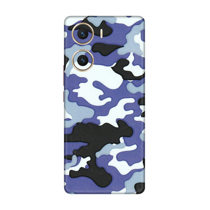 VIVO Z/V/X/T/U/S Series Phone Skins (All Models) - Powerfull Military Camoflauge - 3D Embossed Finish (L-49) Vivo V29e (5G)