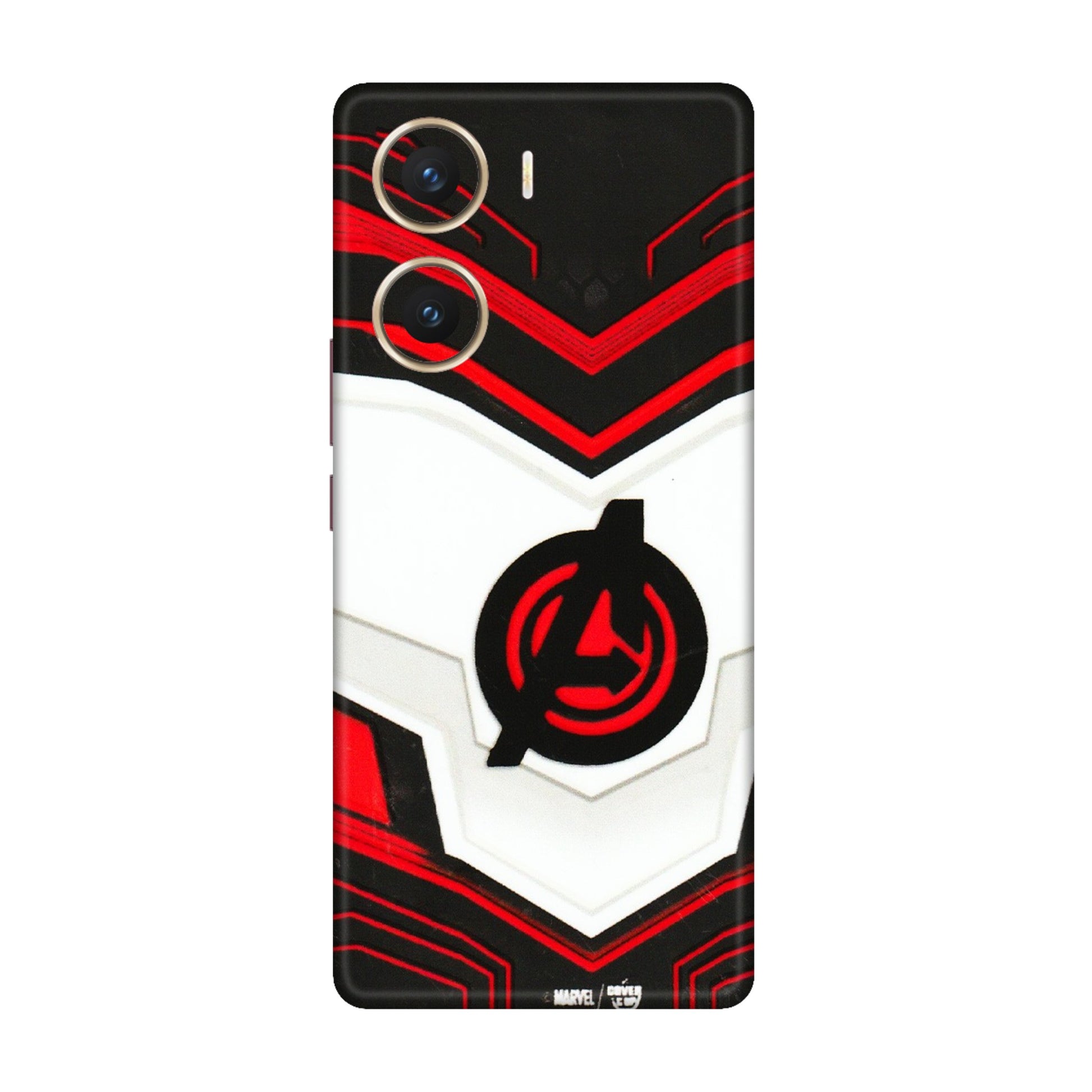 VIVO Z/V/X/T/U/S Series Phone Skins (All Models) - Avengers Logo - 3D Embossed Finish (L-55) Vivo V29e (5G)