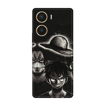 VIVO Z/V/X/T/U/S Series Phone Skins (All Models) - Black Luffy Hat - 3D Embossed Finish (L-57) Vivo V29e (5G)