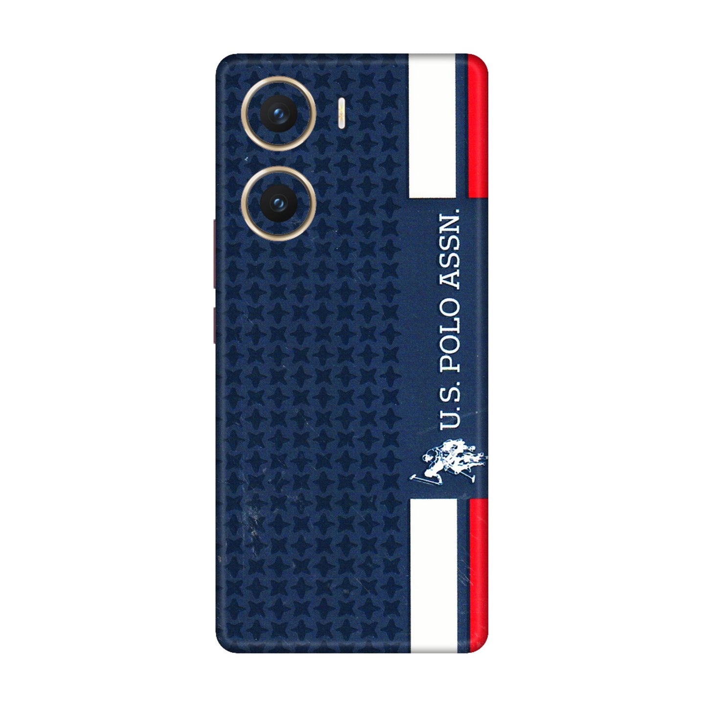 VIVO Z/V/X/T/U/S Series Phone Skins (All Models) - US POLO Designer Brand - 3D Embossed Finish (L-65) Vivo V29e (5G)
