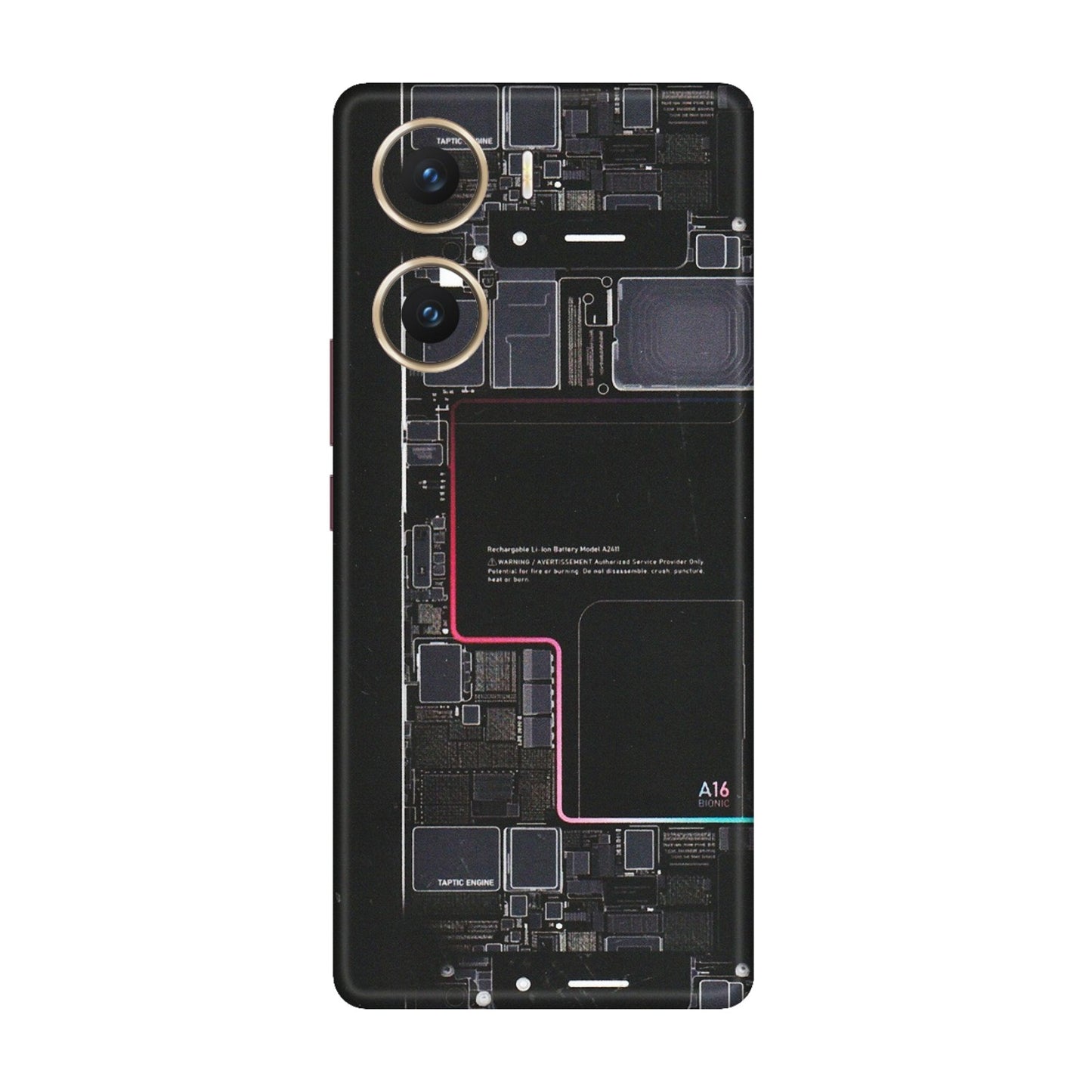 VIVO Z/V/X/T/U/S Series Phone Skins (All Models) - Motherboard Circuit Layout - Matte Finish (M-117) Vivo V29e (5G)