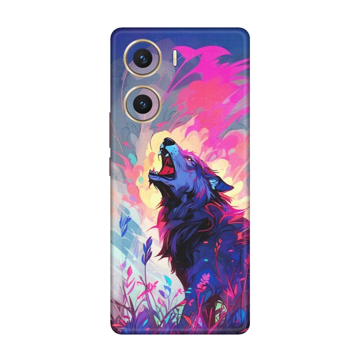 VIVO Z/V/X/T/U/S Series Phone Skins (All Models) - New Wild Wolf Abstract - Matte Finish (M-125) Vivo V29e (5G)