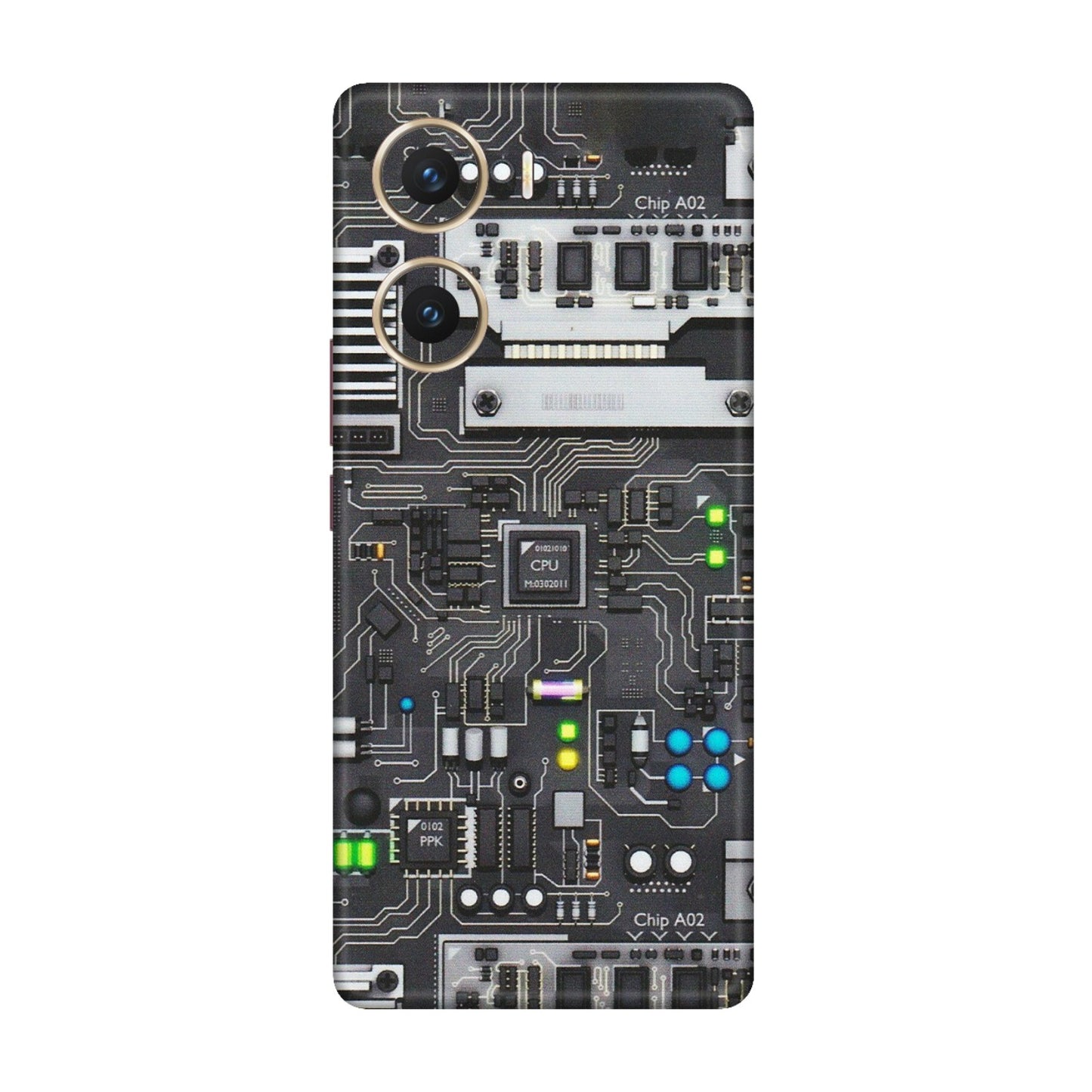 VIVO Z/V/X/T/U/S Series Phone Skins (All Models) - Motherboard Internals - Matte Finish (M-135) Vivo V29e (5G)