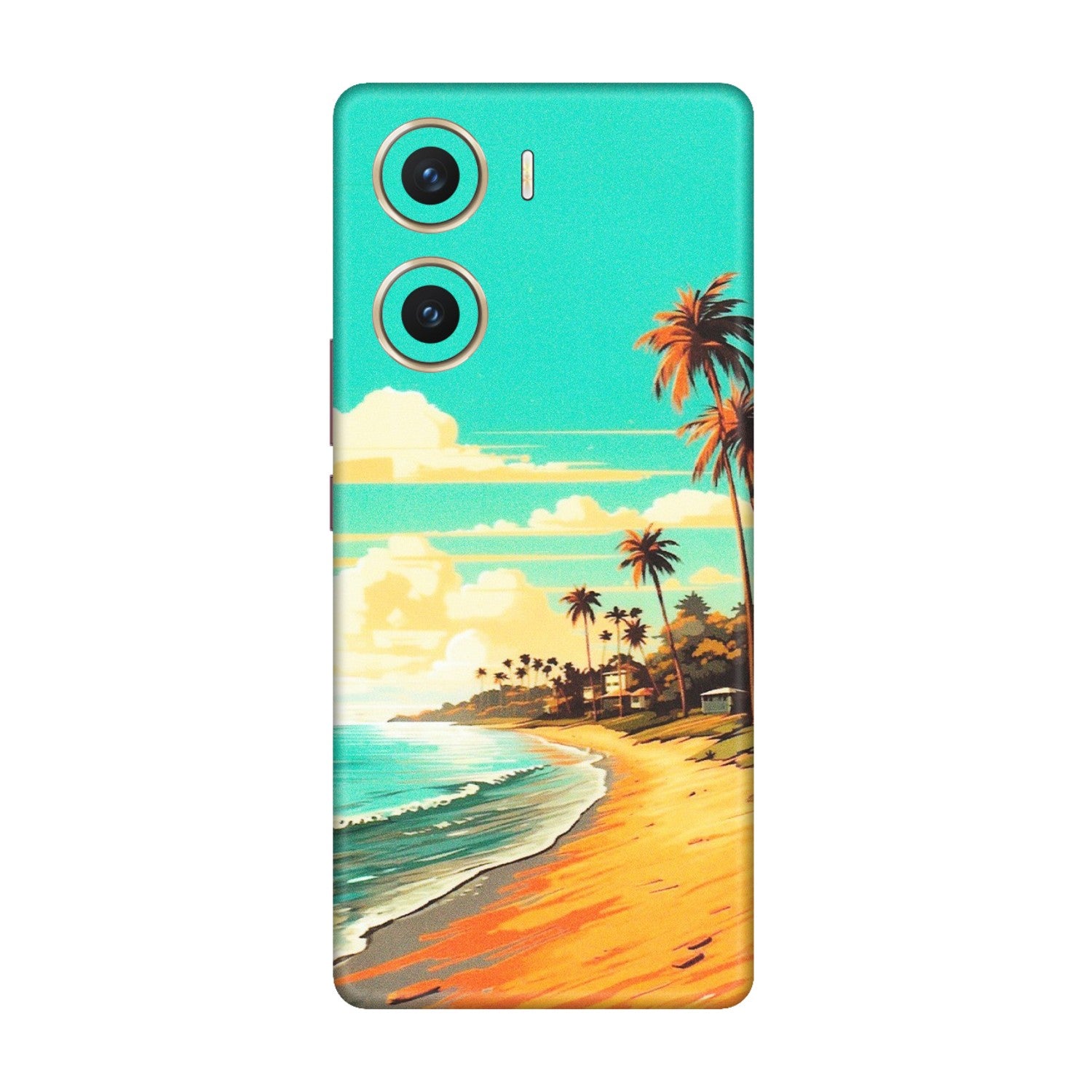 VIVO Z/V/X/T/U/S Series Phone Skins (All Models) - Miami Beach - Matte Finish (M-136) Vivo V29e (5G)