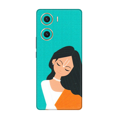 VIVO Z/V/X/T/U/S Series Phone Skins (All Models) - Radhe Radhe With Hindu Symbol - Matte Finish (M-164) Vivo V29e (5G)