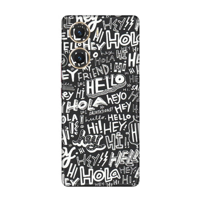 VIVO Z/V/X/T/U/S Series Phone Skins (All Models) - Hi Hello Doodles - Matte Finish (M-25) Vivo V29e (5G)