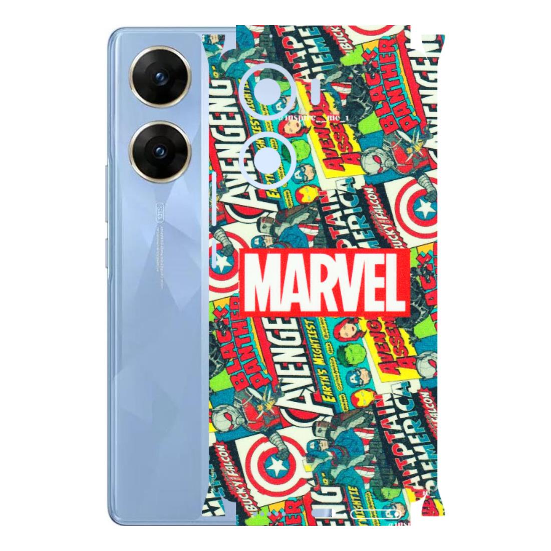 VIVO Z/V/X/T/U/S Series Phone Skins (All Models) - Marvel Comic Lover - Matte Finish (M-30) Vivo V29e (5G)