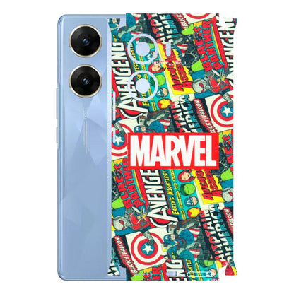VIVO Z/V/X/T/U/S Series Phone Skins (All Models) - Marvel Comic Lover - Matte Finish (M-30) Vivo V29e (5G)