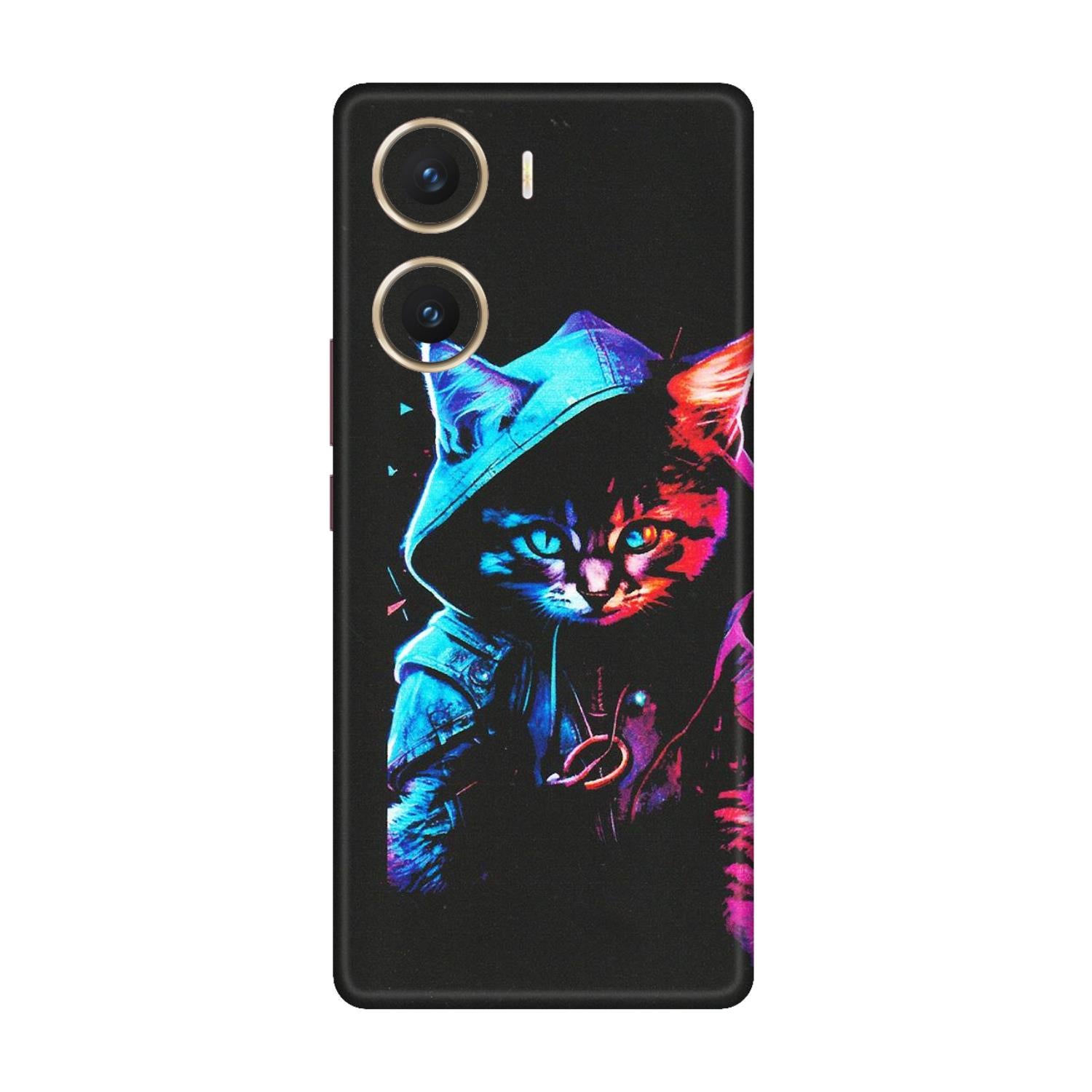 VIVO Z/V/X/T/U/S Series Phone Skins (All Models) - Cyberpunk Cat - Matte Finish (M-45) Vivo V29e (5G)