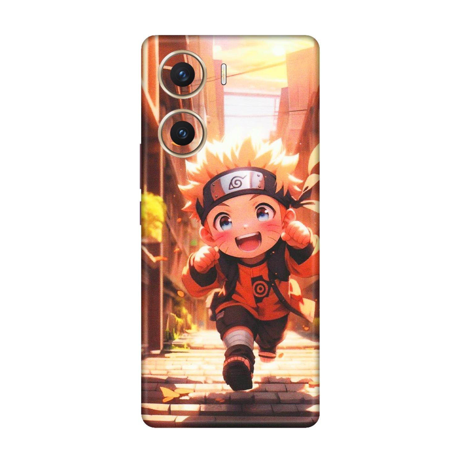 VIVO Z/V/X/T/U/S Series Phone Skins (All Models) - Naruto Cute Toon Running - Matte Finish (M-04) Vivo V29e (5G)