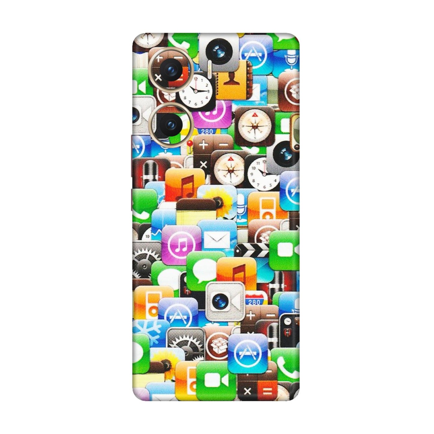 VIVO Z/V/X/T/U/S Series Phone Skins (All Models) - All Apple Icons - Matte Finish (M-93) Vivo V29e (5G)