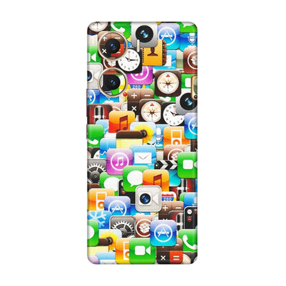 VIVO Z/V/X/T/U/S Series Phone Skins (All Models) - All Apple Icons - Matte Finish (M-93) Vivo V29e (5G)