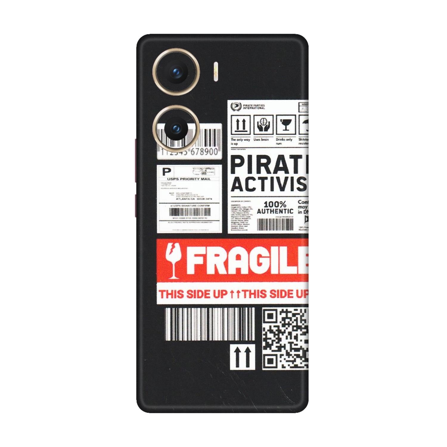VIVO Z/V/X/T/U/S Series Phone Skins (All Models) - Handle With Care - Matte Finish (M-99) Vivo V29e (5G)