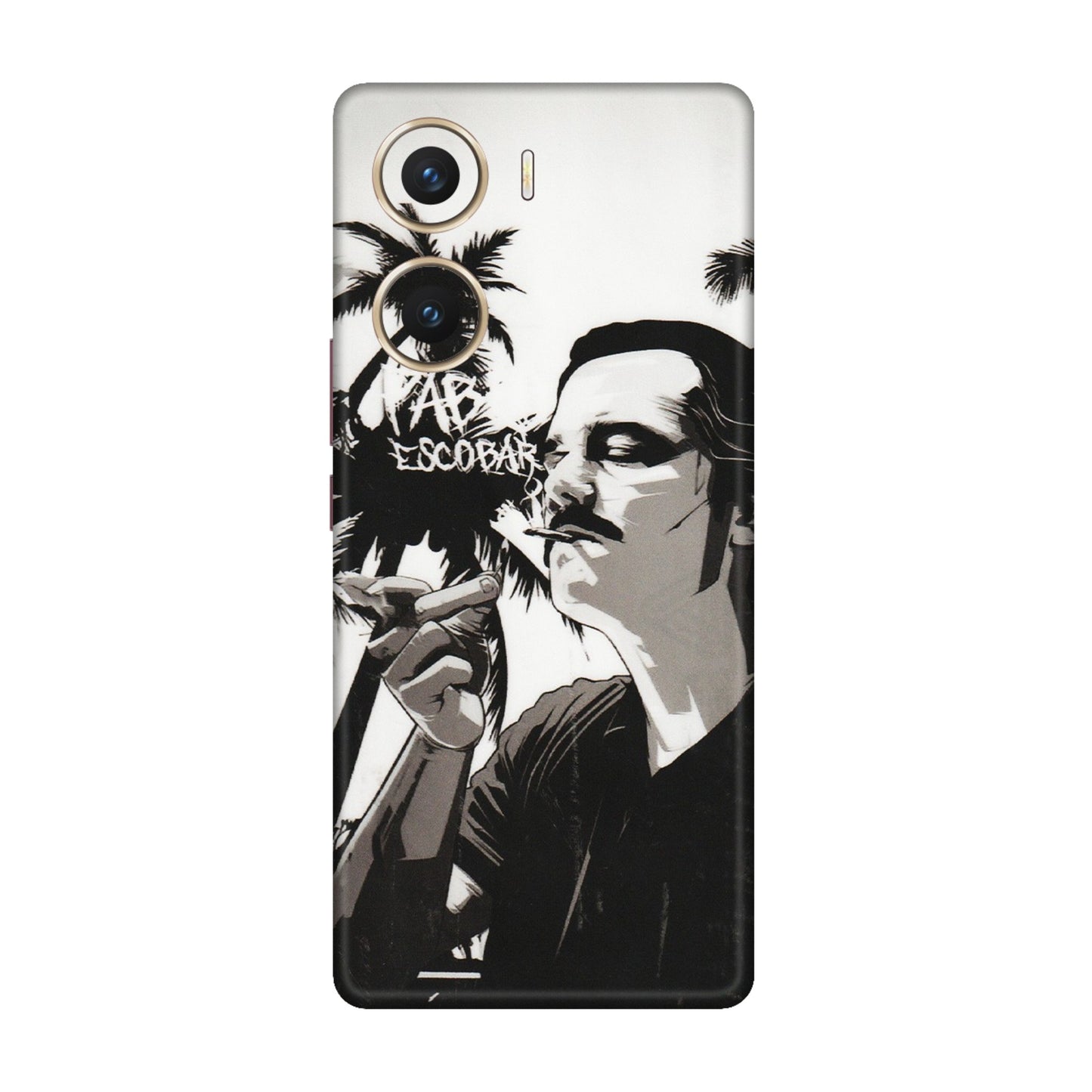 VIVO Z/V/X/T/U/S Series Phone Skins (All Models) - Pab Escobar - Transparent Finish (T-05) Vivo V29e (5G)