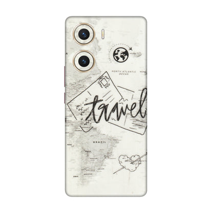 VIVO Z/V/X/T/U/S Series Phone Skins (All Models) - Travel Ticket - Transparent Finish (T-06) Vivo V29e (5G)