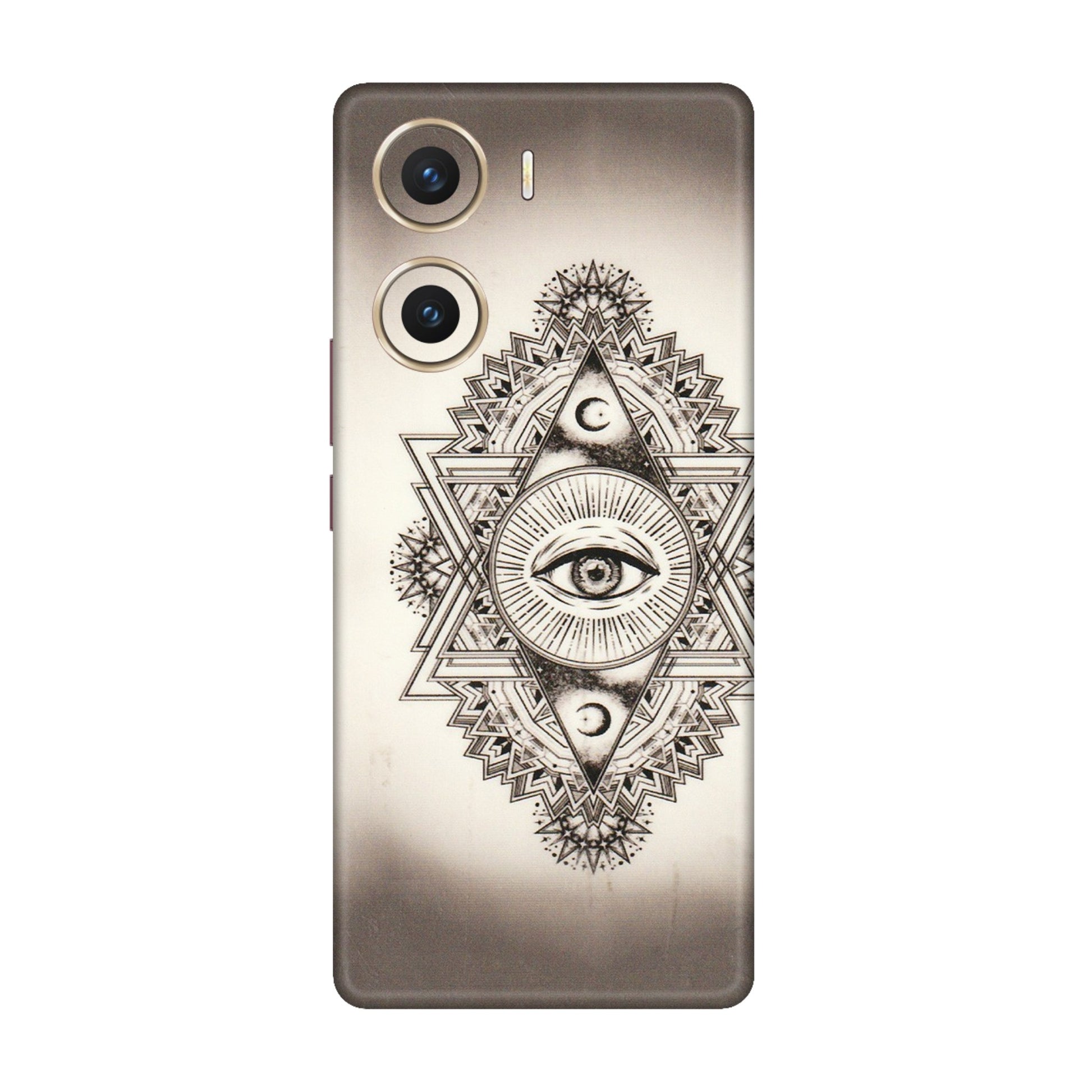 VIVO Z/V/X/T/U/S Series Phone Skins (All Models) - Illuminati Great Eye - Transparent Finish (T-14) Vivo V29e (5G)