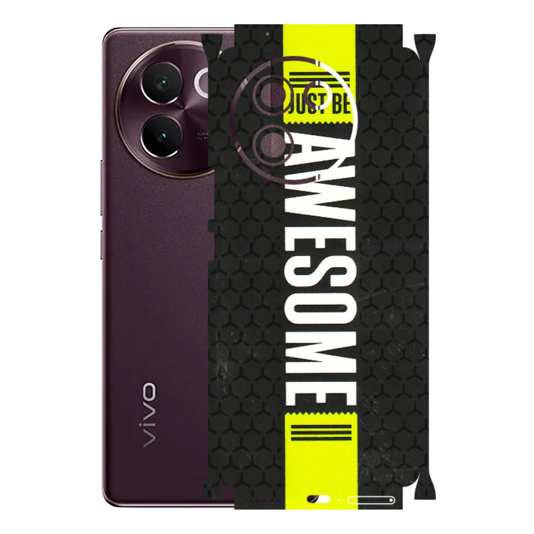 VIVO Z/V/X/T/U/S Series Phone Skins (All Models) - Just Be Awesome - 3D Embossed Finish (L-101) Vivo V30E
