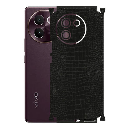 VIVO Z/V/X/T/U/S Series Phone Skins (All Models) - Snake Leather Black - 3D Embossed Finish (L-107) Vivo V30E