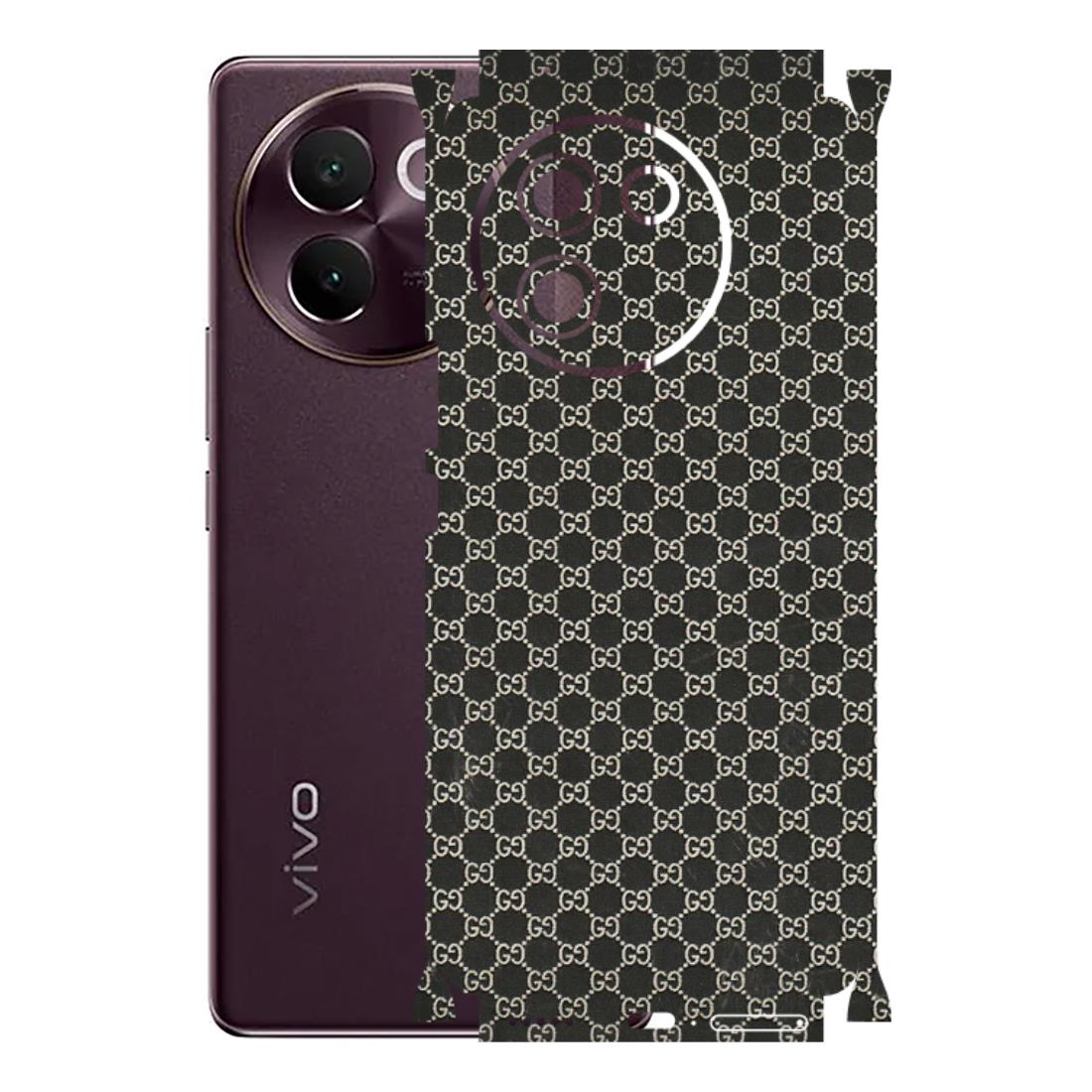 VIVO Z/V/X/T/U/S Series Phone Skins (All Models) - Black G Print - 3D Embossed Finish (L-109) Vivo V30E