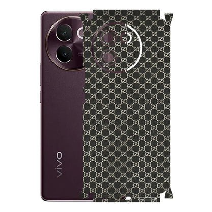 VIVO Z/V/X/T/U/S Series Phone Skins (All Models) - Black G Print - 3D Embossed Finish (L-109) Vivo V30E