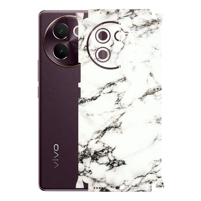 VIVO Z/V/X/T/U/S Series Phone Skins (All Models) - Black and White Marble Texture - 3D Embossed Finish (L-124) Vivo V30E