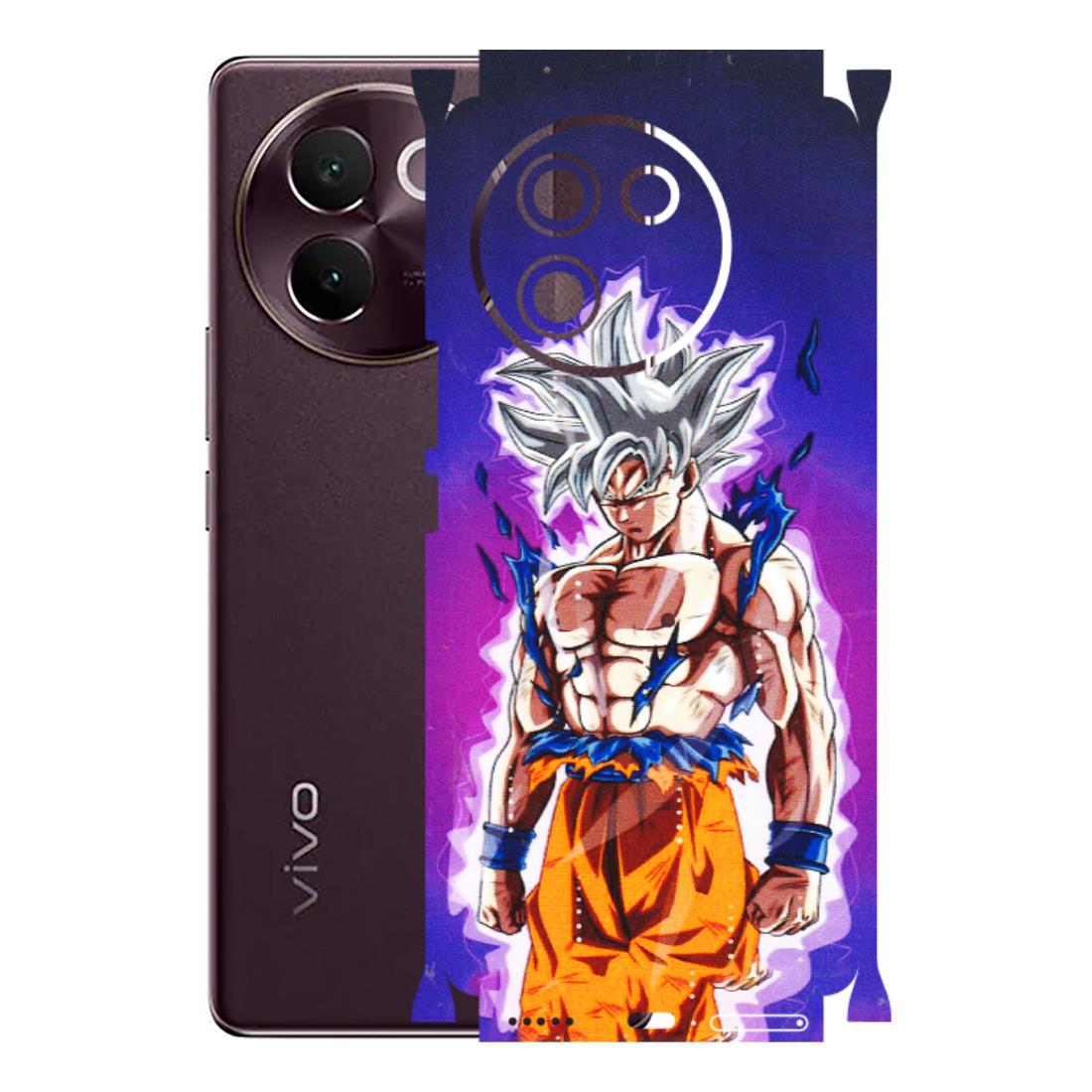 VIVO Z/V/X/T/U/S Series Phone Skins (All Models) - Goku Purple Anime - 3D Embossed Finish (L-147) Vivo V30E