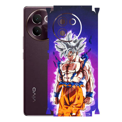 VIVO Z/V/X/T/U/S Series Phone Skins (All Models) - Goku Purple Anime - 3D Embossed Finish (L-147) Vivo V30E