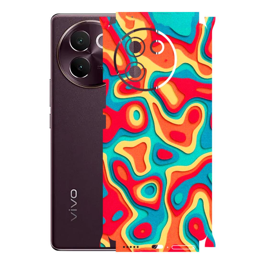 VIVO Z/V/X/T/U/S Series Phone Skins (All Models) - Abstract Swirl - 3D Embossed Finish (L-150) Vivo V30E
