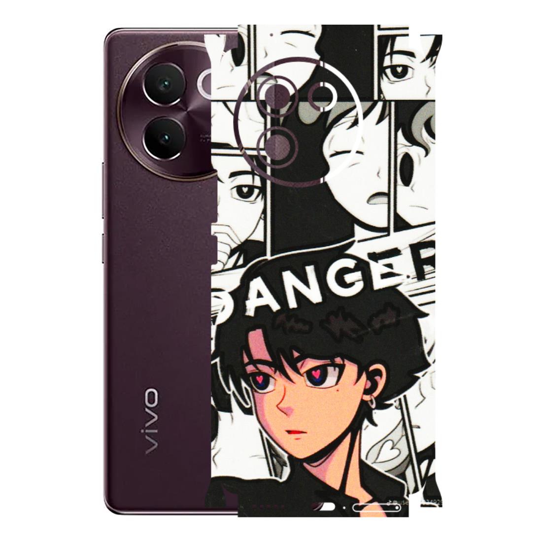 VIVO Z/V/X/T/U/S Series Phone Skins (All Models) - Danger Anime - 3D Embossed Finish (L-155) Vivo V30E