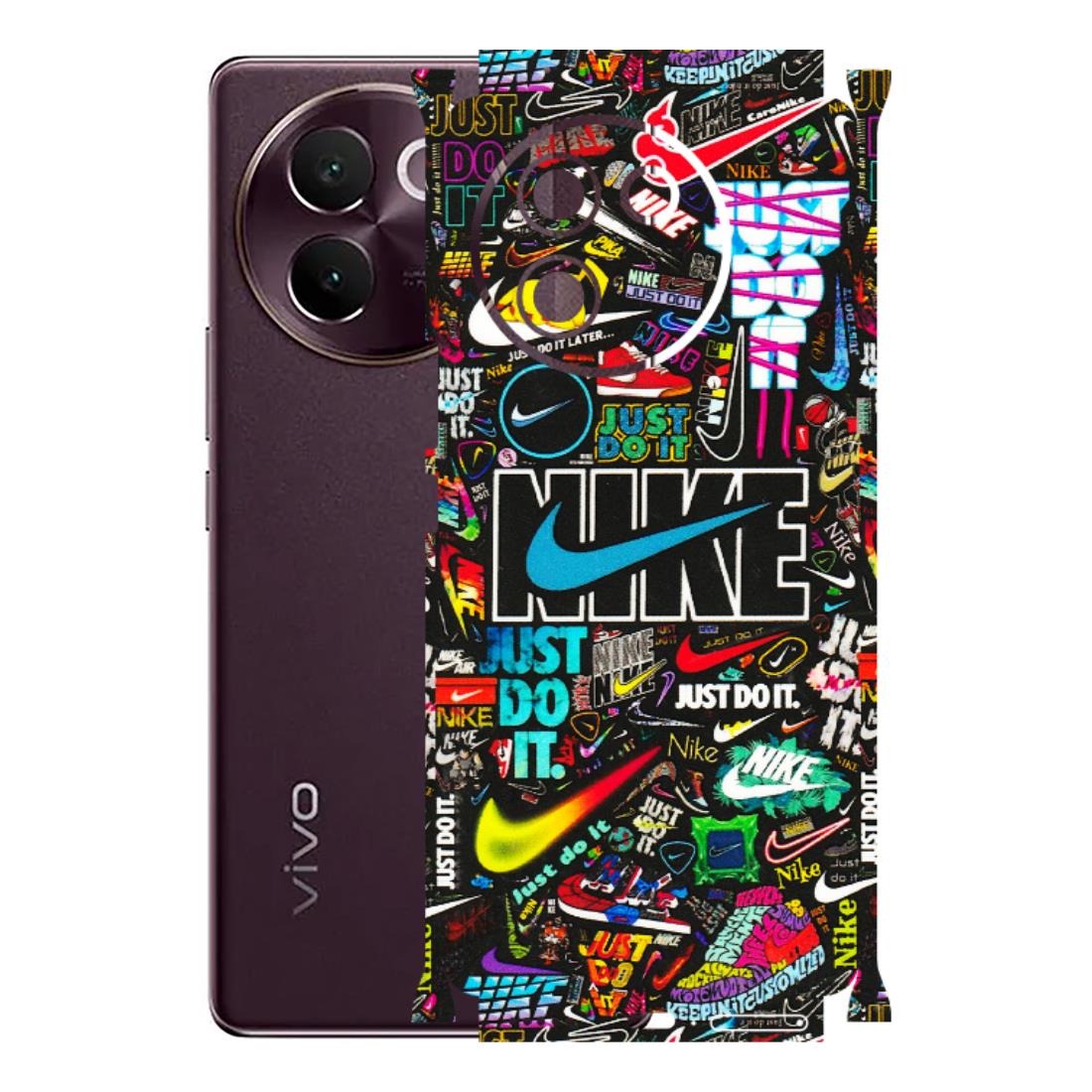 VIVO Z/V/X/T/U/S Series Phone Skins (All Models) - Just Do It Doodles - 3D Embossed Finish (L-166) Vivo V30E