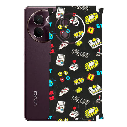 VIVO Z/V/X/T/U/S Series Phone Skins (All Models) - Gaming Doodles - 3D Embossed Finish (L-224) Vivo V30E
