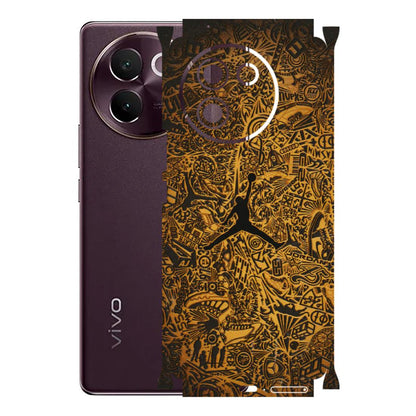 VIVO Z/V/X/T/U/S Series Phone Skins (All Models) - Premium Gold Basketball Player - 3D Embossed Finish (L-236) Vivo V30E