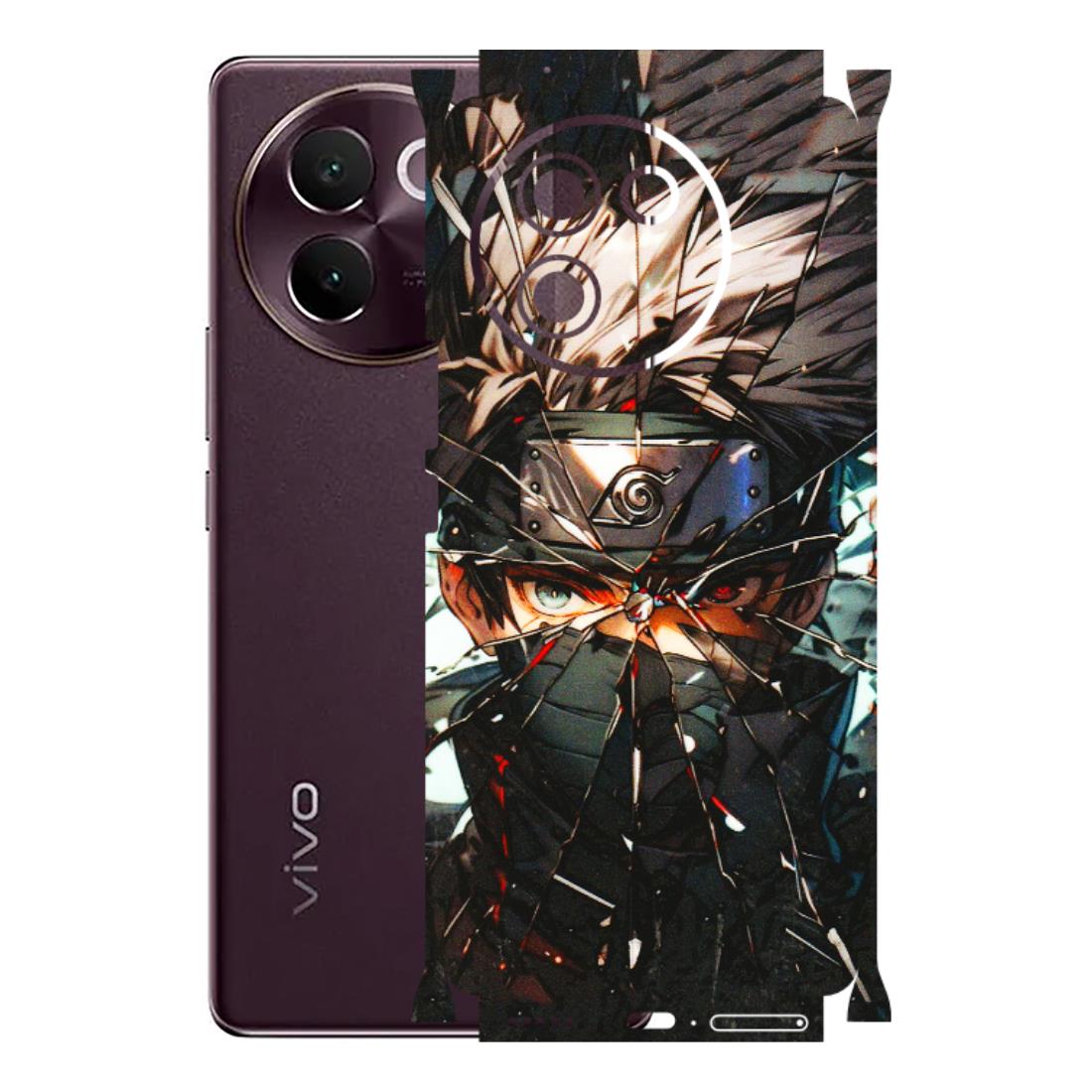 VIVO Z/V/X/T/U/S Series Phone Skins (All Models) - Kakashi Shattered Glass Effect - 3D Embossed Finish (L-237) Vivo V30E