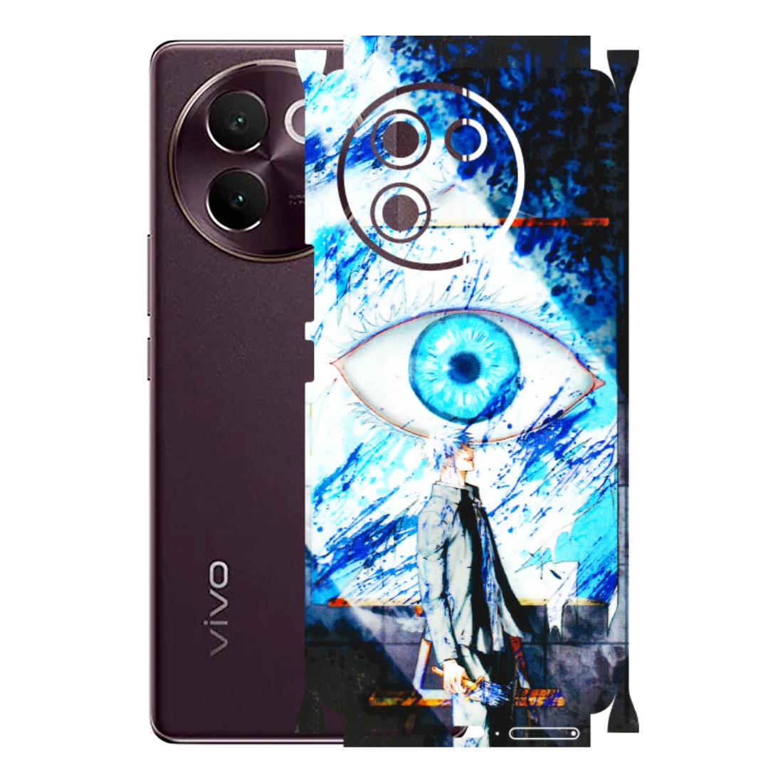 VIVO Z/V/X/T/U/S Series Phone Skins (All Models) - Gojo Satoru evil eye - 3D Embossed Finish (L-239) Vivo V30E