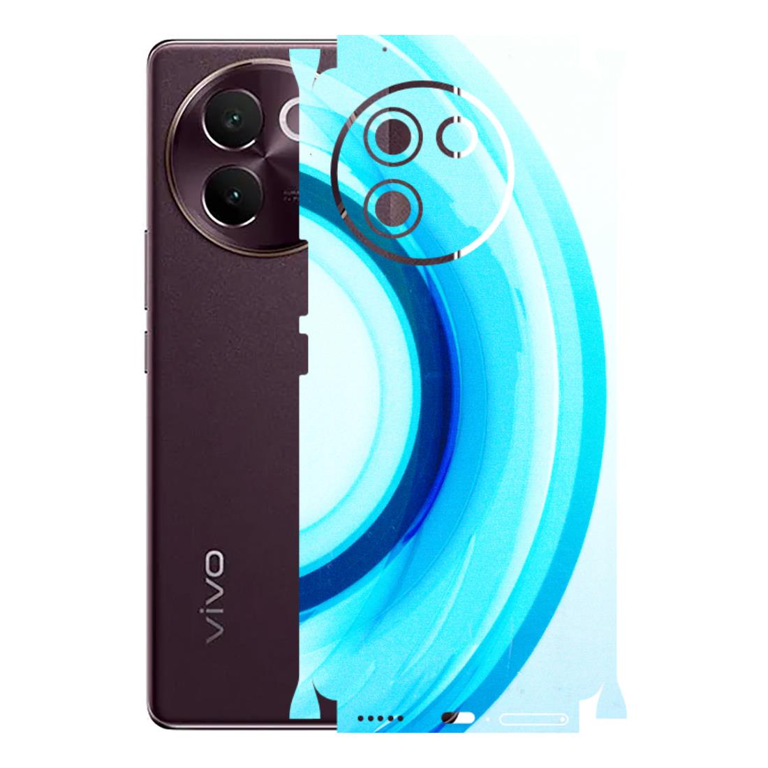 VIVO Z/V/X/T/U/S Series Phone Skins (All Models) - The Blue Curve - 3D Embossed Finish (L-244) Vivo V30E