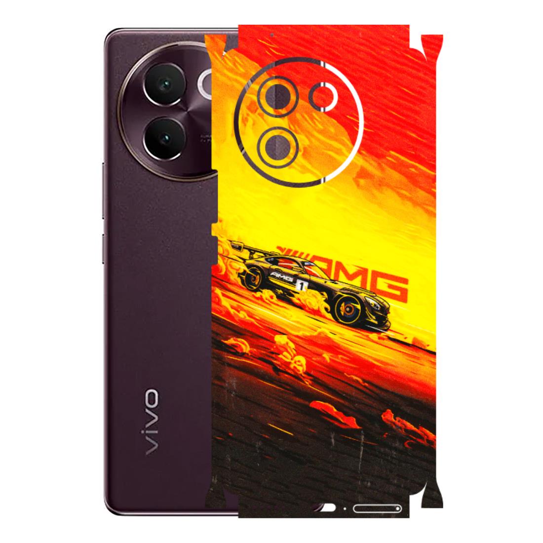 VIVO Z/V/X/T/U/S Series Phone Skins (All Models) - AMG Car Speed Cover - 3D Embossed Finish (L-256) Vivo V30E