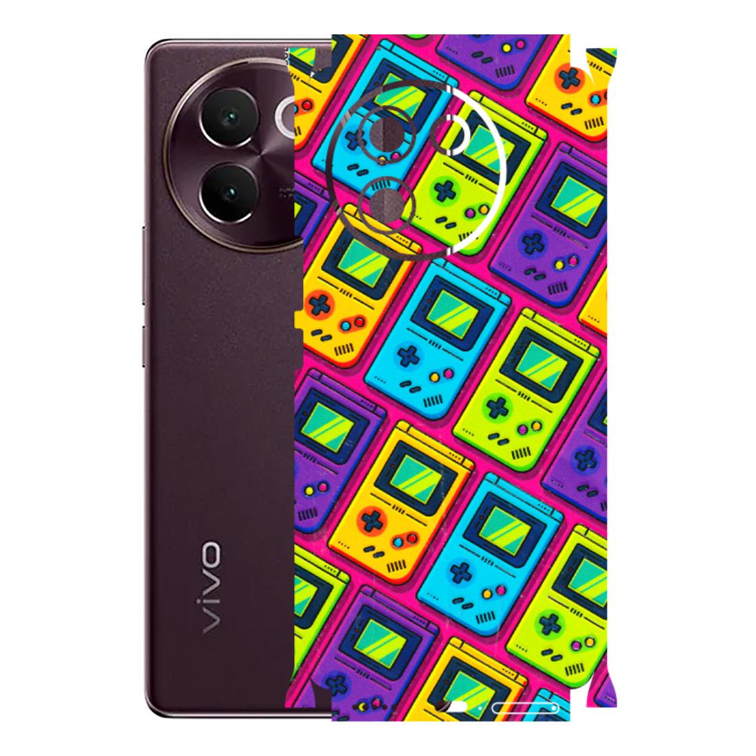VIVO Z/V/X/T/U/S Series Phone Skins (All Models) - Gameboy Colourful - 3D Embossed Finish (L-266) Vivo V30E