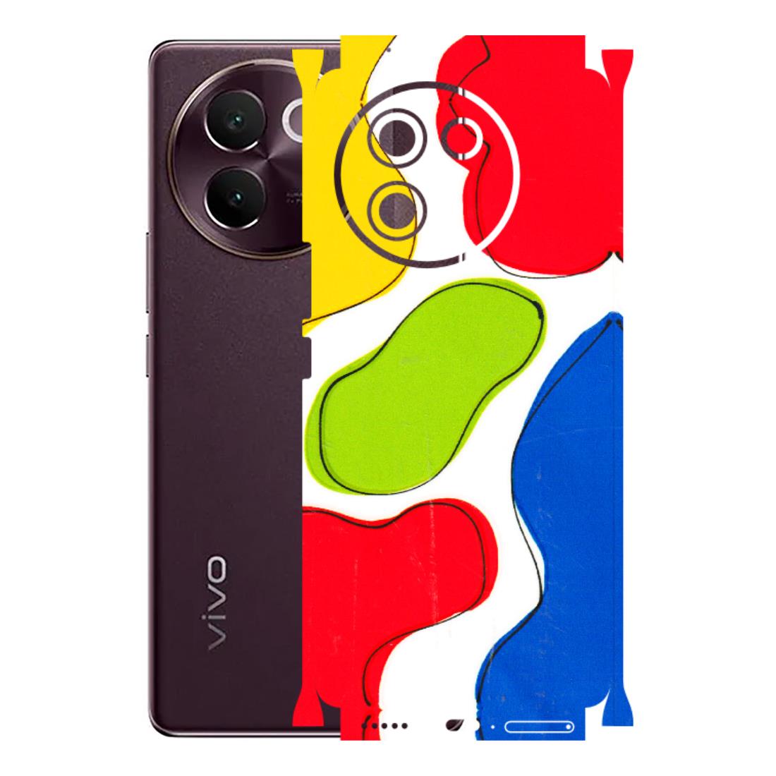 VIVO Z/V/X/T/U/S Series Phone Skins (All Models) - RGB Colour Paint - 3D Embossed Finish (L-284) Vivo V30E