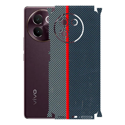 VIVO Z/V/X/T/U/S Series Phone Skins (All Models) - Blue Sober Lines - 3D Embossed Finish (L-305) Vivo V30E