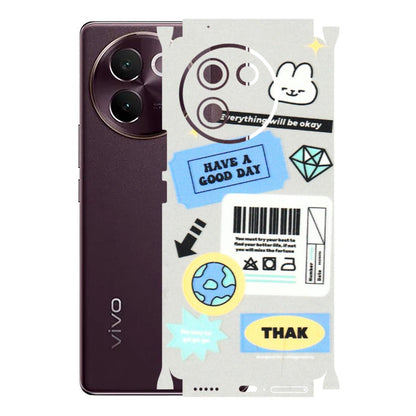 VIVO Z/V/X/T/U/S Series Phone Skins (All Models) - Will Be Okay Design - 3D Embossed Finish (L-316) Vivo V30E