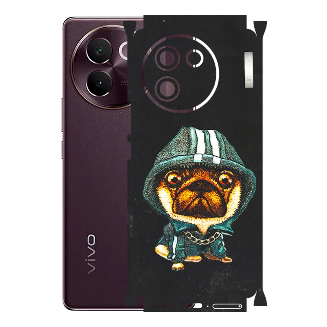 VIVO Z/V/X/T/U/S Series Phone Skins (All Models) - Puppy N Hoodie - 3D Embossed Finish (L-90) Vivo V30E