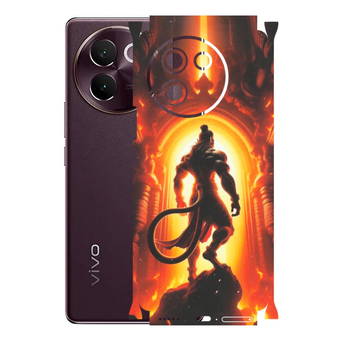 VIVO Z/V/X/T/U/S Series Phone Skins (All Models) - HanumanJi - Matte Finish (M-06) Vivo V30E